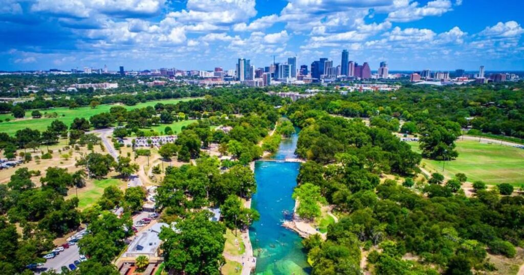 Zilker Metropolitan Park in Austin
