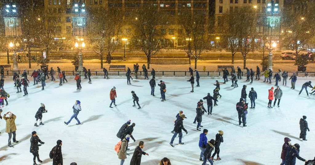 Ice Skating in chicago