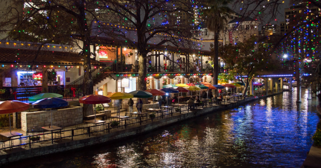 Take a Romantic Stroll Along the River in San Antonio