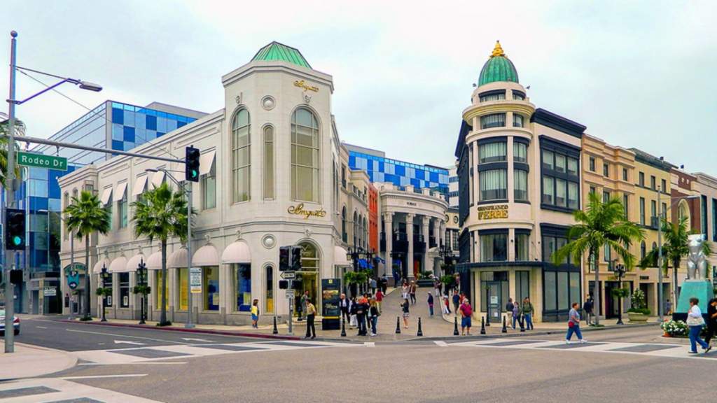 Rodeo Drive in los angeles