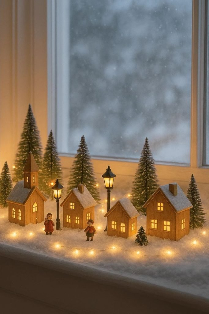 decor living room for Christmas with festive accents