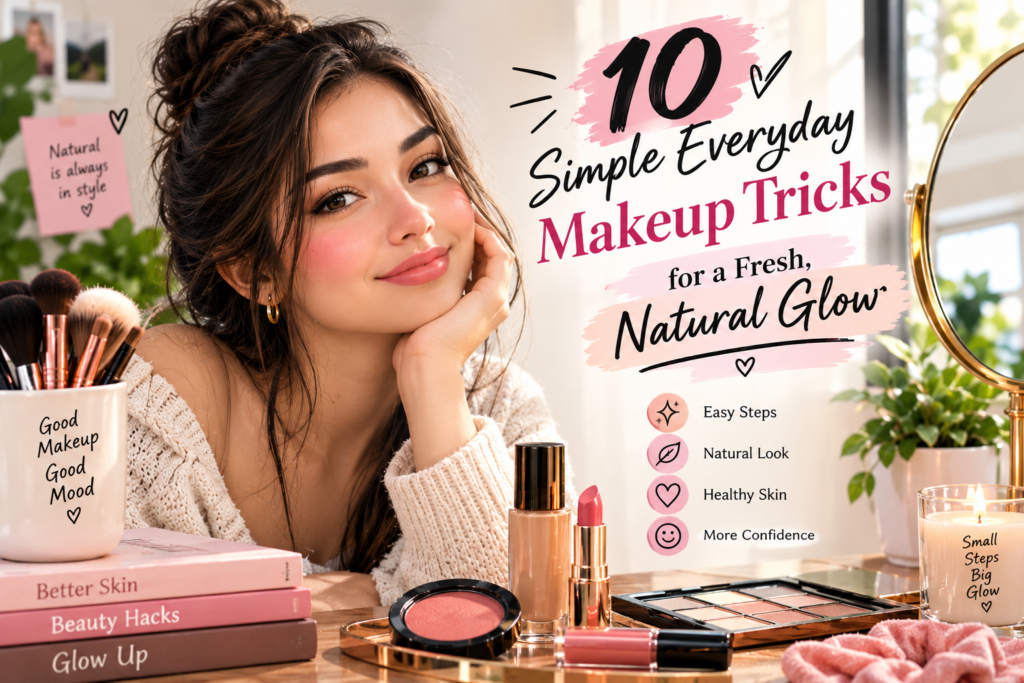 Everyday makeup tricks for a soft, natural glow