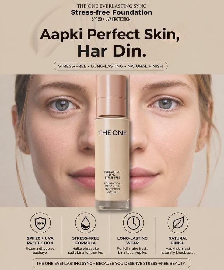 Lightweight foundation for glowing skin