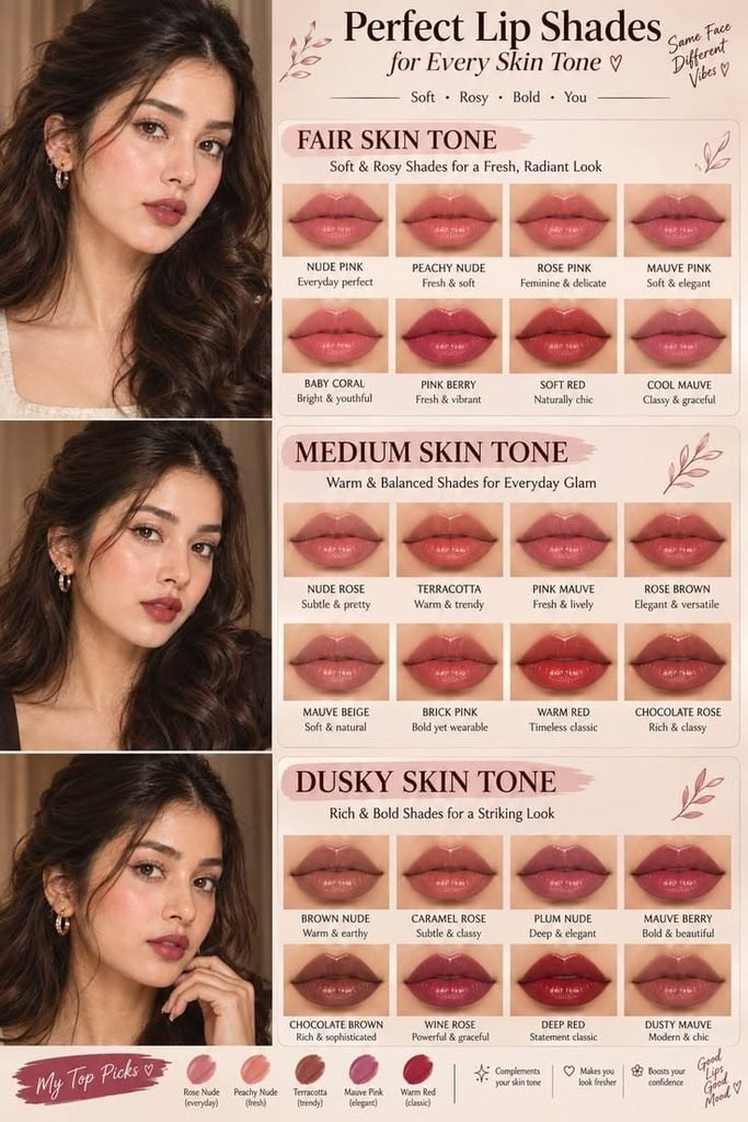 Natural pink lipstick for everyday wear
