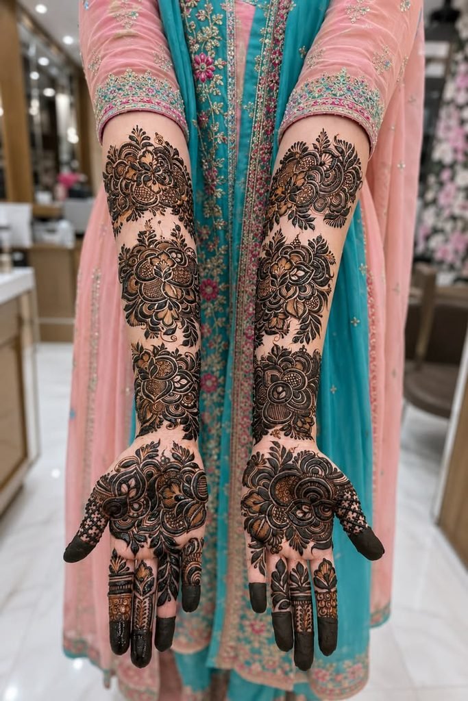 Collection of simple, bold, floral, and bridal mehndi designs for 2026.