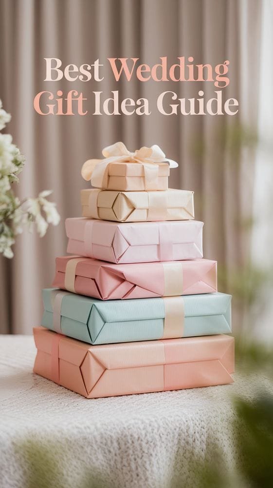 Creative wedding season gift ideas featuring personalized keepsakes, elegant home accessories, and beautifully wrapped presents for newlyweds.
