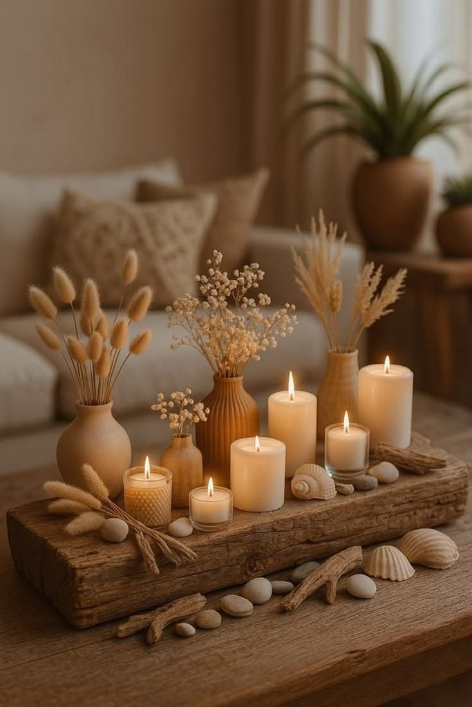 Affordable room decor under $30 featuring elegant neutral accessories in a modern bedroom.