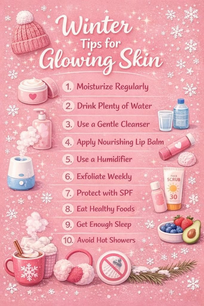 Simple winter skincare routine for a healthy glow