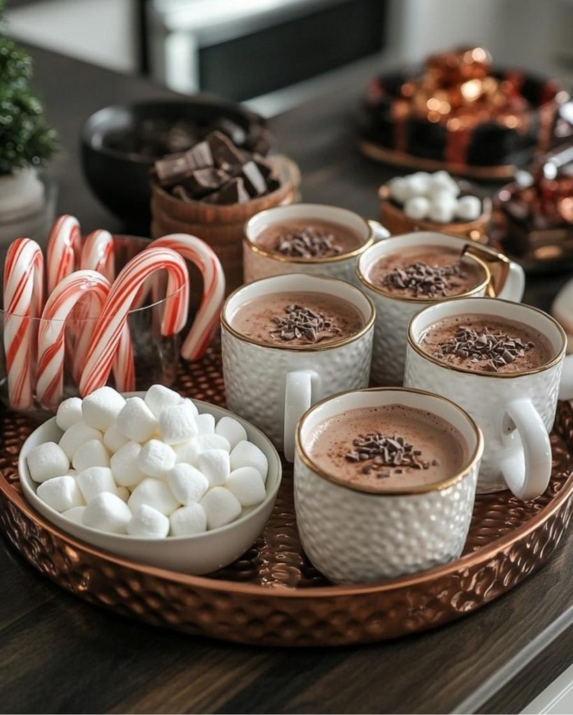 decor living room for Christmas with a festive centerpiece